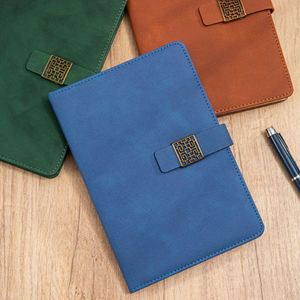 Carnet de notes A5 en cuir PU à couverture rigide, personnalisable, design minimaliste, agenda professionnel, couleur personnalisée, vente en gros 2026 - Product Image 3