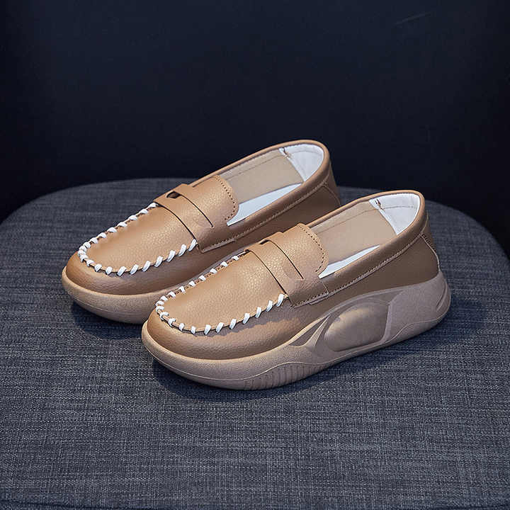 Zapatos informales coreanos antideslizantes, cómodos, de suela gruesa, sencillos y ligeros para caminar, novedad de primavera