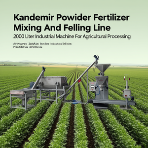 Ligne de mélange et de remplissage d'engrais en poudre Kandemir, machine industrielle de 2000 litres pour la transformation agricole - Product Image 3