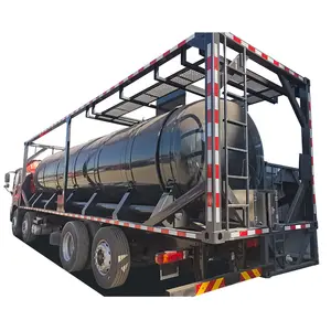 20000 Liters Liquid Chemical Transportation Nitric Acid 30FT Chem Cargo Tank Container For Sale