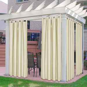Haute Performance Tab Top Rideaux Extérieurs Blackout Protection De La Confidentialité De L'eau Isolation Thermique Réduction Du Bruit Rideaux pour Patio - Product Image 1