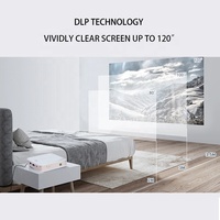 Mini projecteur DLP intelligent portable S-60 sans fil Miracast Android 13.0 4K Home cinéma avec projecteur WiFi double bande Datashow
