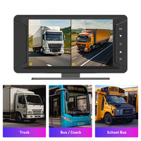 Caméra embarquée DVR avancée pour camion et voiture avec moniteur 7 pouces, commande vocale bidirectionnelle, étanche et portable pour une efficacité de gestion de flotte