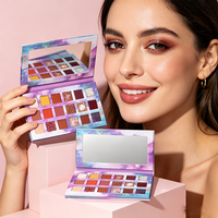 Facilement pigmentée Offre Spéciale 18 couleurs Palette d'ombres à paupières Couleur d'ombre personnalisée