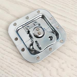 Pestillo giratorio de mariposa de Metal 82*77mm cerradura de resorte plana fina caja de vuelo incorporada caja de joyas hebilla equipaje Caja de Herramientas FlightCase DecoR - Product Image 3