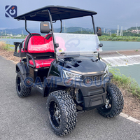 Chariot de golf légal de rue de haute qualité 4 places au lithium électrique 5kw chariot de golf hors route buggy de chasse voiture de club de luxe
