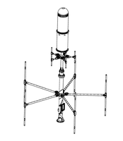 Antena Pencari Arah dan Pemantau 20-6000MHz 5 Saluran Array Antena DF