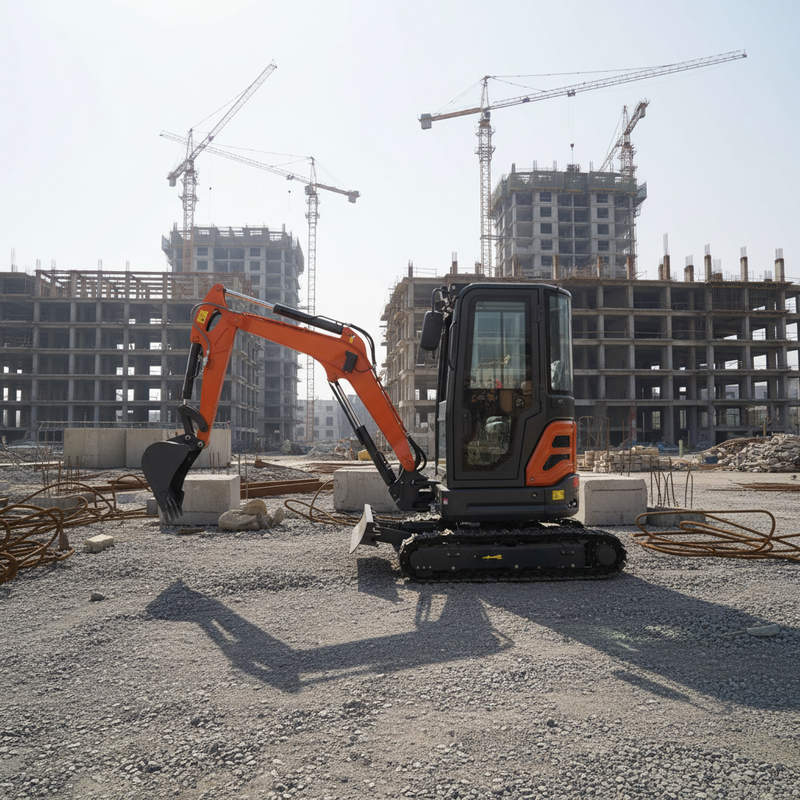 Mini Excavator 1 2 Ton Trenching