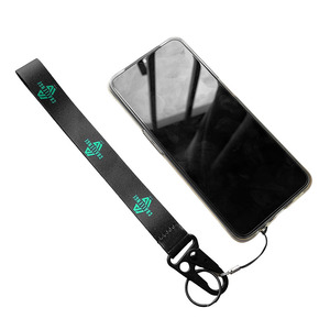 Tùy chỉnh logo vải Keychain với nylon vải dây buộc ngắn với dập nổi và in lụa màn hình - Product Image 6