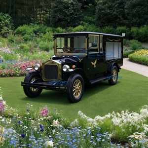 Véhicule de transport vintage pour cercueil / Voiture funéraire rétro / Fourgon mortuaire pour événements funéraires - Transport spécial - Meilleures ventes - Product Image 1