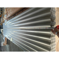 Tôle ondulée revêtue d'aluzinc DX51D, panneau de toiture en galvalume pour la construction