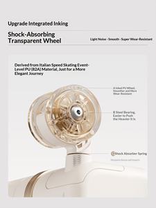 Valigia Spinner DTA 20 Pollici in Policarbonato Rigido con Manico Allungabile Unisex Telaio in Alluminio Rimovibile Lavabile Serratura TSA per Imbarco - Product Image 2