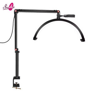 Lampe à ongles demi-lune pour salon bras réglable et <span class=keywords><strong>pince</strong></span> éclairage LED lumineux pour manucure Nail Art - Product Image 2