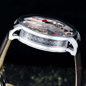 นาฬิกา JC รุ่นปั๊มน้ำมัน ตัวเรือนสแตนเลสสตีล 316L ระบบอัตโนมัติ กระจกแซฟไฟร์ หน้าปัดฮิปฮอปสุดหรูของแท้ - Product Image 5