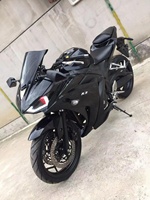 Moto sportive 400cc à deux cylindres en parallèle, refroidie par eau, avec carénage complet, pare-brise réglable, moto de course