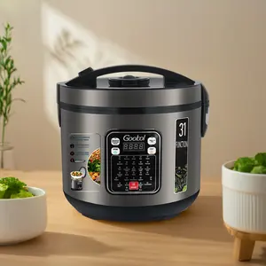 Panela elétrica de arroz verde 0.8L Digital Multi Cozinha CE Panela elétrica de arroz Eletrodomésticos