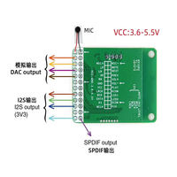 Module audio stéréo 5.1 QCC5125, carte audio sans fil LDAC, sortie analogique, contrôle par application, changement de nom, configuration de mot de passe pour l'audio DIY