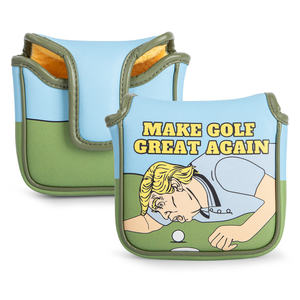 Funda para Cabeza de Putter con Diseño Moderno y Logotipo Impreso, Fundas para Palos de Golf de Cuero PU, Funda Magnética para Putter - Product Image 1