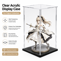 Boîte de présentation en acrylique pour objets de collection, boîte en acrylique transparente à assembler, boîte anti-poussière en plexiglas pour l'affichage de figurines d'action Lego, poupées