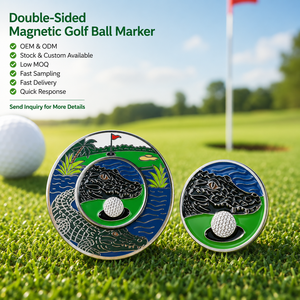 Marcador Magnético Personalizado para Pelotas de Golf, con Forma Creativa de Golf y Marcador Removible de 25 mm para Eventos de Club - Product Image 6