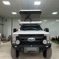 Tente de toit souple à vendre, style pop-up, légère, pour pick-up Hilux Ranger Ford F-350