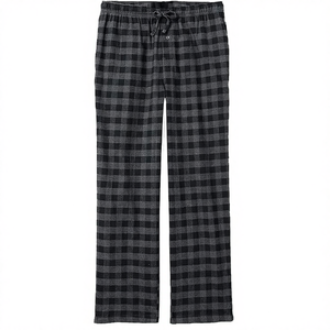Pantalon en toile pour homme, 100% coton, coupe droite, respirant, écologique, uni, teint, pour l'automne et l'hiver - Product Image 2
