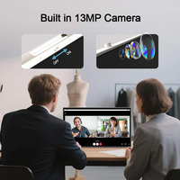 Televisor Inteligente Portátil de 21.5 Pulgadas, Android 14, Pantalla Táctil IPS FHD, 6 GB + 128 GB, Cámara de 13 MP, Batería de 27000 mAh, para Acampar al Aire Libre y en Casa