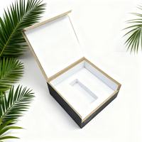 Boîte d'emballage en bois personnalisée en gros caisse en bois personnalisée avec logo gravé pour cadeau bijoux cosmétique boîte de rangement artisanale de qualité supérieure