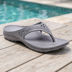 <b>rainbow</b> colorful multi coloured sponge flip flops upper - Product Image 1