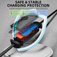 Nouvelle borne de recharge portable pour véhicules électriques, usage domestique, 3,5 kW, 16 A, type 2, indice de protection IP65, câble de 5 m, courant réglable, station de recharge pour voitures électriques