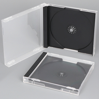 SUNSHING Transparante PS Vervangende CD-hoesjes Hoge Transparantie Lege Videogame Doosjes Enkelvoudige CD-doos voor PlayStation 1 Game Doosjes
