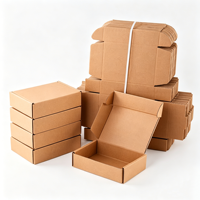 Caja de Ropa Corrugada Plegable Reciclable, Caja de Embalaje para Regalos con Impresión Personalizada, Caja de Envío Plegable con Logotipo
