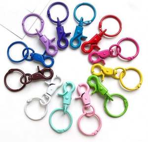 Custom <b>Hook</b> Soft Enamel Metal Key Buckle Swivel Lobster Clasp <b>Snap</b> <b>Hook</b> Key Chain Ring Buckles - Product Image 1