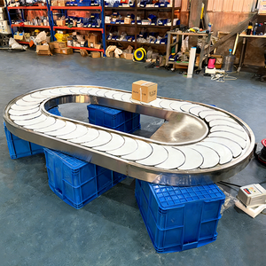 สายพานลำเลียงหม้อไฟแบบ<span class=keywords><strong>หมุน</strong></span>ทำจากสแตนเลสเกรดอาหาร 304, สายพานลำเลียงถาดวงกลมแบบบริการตนเองสำหรับซูชิ - Product Image 2