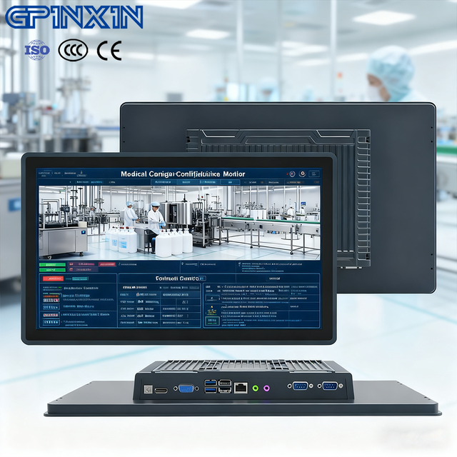 Industrial Touch Panel PC 15.6/18.5/21.5/23.6 Inch IP65 Capacitive Touch Screen - VESA Wall Mounted Industrial LCD Monitor