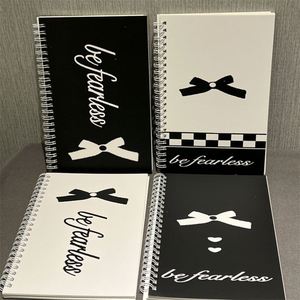 Cuaderno A5 con Espiral y Lazo Rosa, Estilo <span class=keywords><strong>Instagram</strong></span>, de Alta Calidad, con Líneas Horizontales, para Estudiantes - Product Image 6
