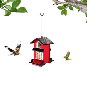 Nouveau produit transfrontalier : mangeoire à oiseaux anti-écureuil en métal et plastique, à suspendre, pour jardin et extérieur, avec éclairage solaire - Product Image 4