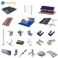 Support de montage sur toit industriel pour panneaux photovoltaïques, système de fixation en acier pour toit solaire, installation photovoltaïque