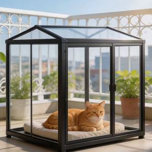 Invernadero de Cristal Personalizado para Exteriores, Solárium, Sala de Sol, Montado en Pared, para Bodas, Jardín, Animales, Casa de Juegos - Product Image 5