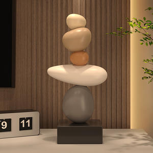 Commercio all'ingrosso arredamento moderno in resina scultura da salotto decorazione per la casa arte Feng Shui statua in pietra - Product Image 1