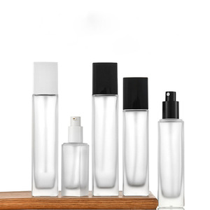 Tarro de Vidrio Esmerilado de 20g 50g, Frascos Cuadrados de Vidrio Grueso con Tapa <span class=keywords><strong>para</strong></span> Aceite, Bálsamo Labial, Cera y Cosméticos - Product Image 3