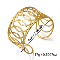 Ensemble de bracelets manchette en coquillage véritable, bracelet jonc doré étoile de mer, bijoux au design vague ouverte, vente en gros, bracelet personnalisé pour femmes