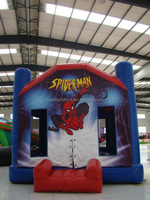 Action Figure Châteaux Gonflables Maison Spiderman Gonflable Videur Combo Aire de Jeux pour Enfants