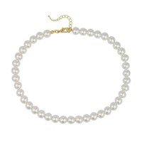 Collier de perles d'imitation vintage tendance pour femme, vente en gros du fabricant, pas cher, 4mm 6mm 8mm 10mm 12mm