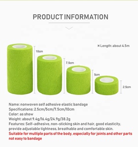 5 7.5 10cm x 4.5m tự dính căng bác sĩ thú y bông mềm bọc không dệt chó vật nuôi tự dính đàn hồi cố kết Băng - Product Image 3