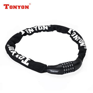 Candado de Cadena para Bicicleta Tonyon 900x6 de Acero al Manganeso, Candado de Combinación para Motocicleta y Bicicleta de Montaña - Product Image 3