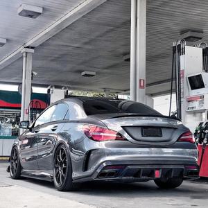 Offre Spéciale 2013-2018 Pare-chocs arrière CLA45 pour <span class=keywords><strong>Mercedes</strong></span> Benz CLA220 CLA250 CLA260 CLA45 Diffuseur en fibre de carbone - Product Image 2