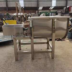 Mezclador de líquido de lavandería de sal industrial Mezclador tipo U de acero inoxidable 304 grueso Mezclador de correa de tornillo doble Cincuenta - Product Image 6