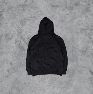 Sweat à capuche surdimensionné en coton 100% avec logo personnalisé, broderie, cordon de serrage, couleur unie, poids lourd, coupe ample, col rond, respirant, unisexe, 6XL - Product Image 5