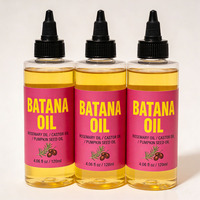 Minyak Pertumbuhan Rambut Batana 100% Alami Organik Vegan dengan Peppermint, Rosemary, Castor, dan Biji Labu, Mencegah Rambut Rontok & Ujung Rambut Bercabang